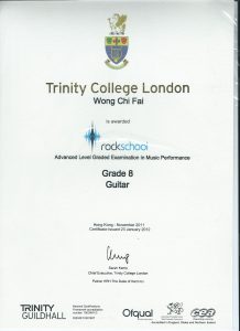 2012 Rockschool grade 8 Guitar - Fai